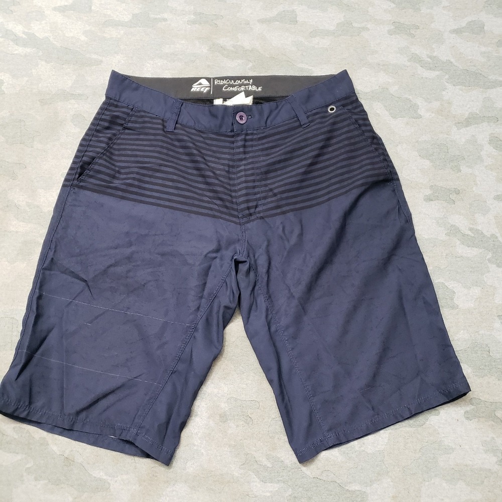Reef‎ Shorts Mens 31 Blue Pockets Bermuda